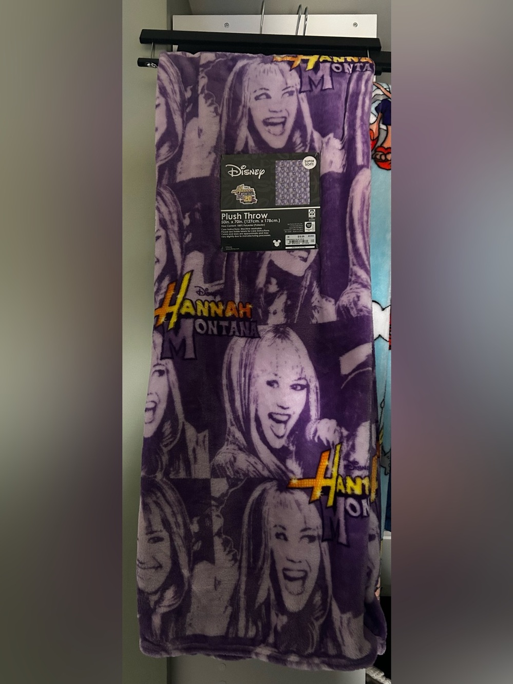 Hannah Montana Plush Throw